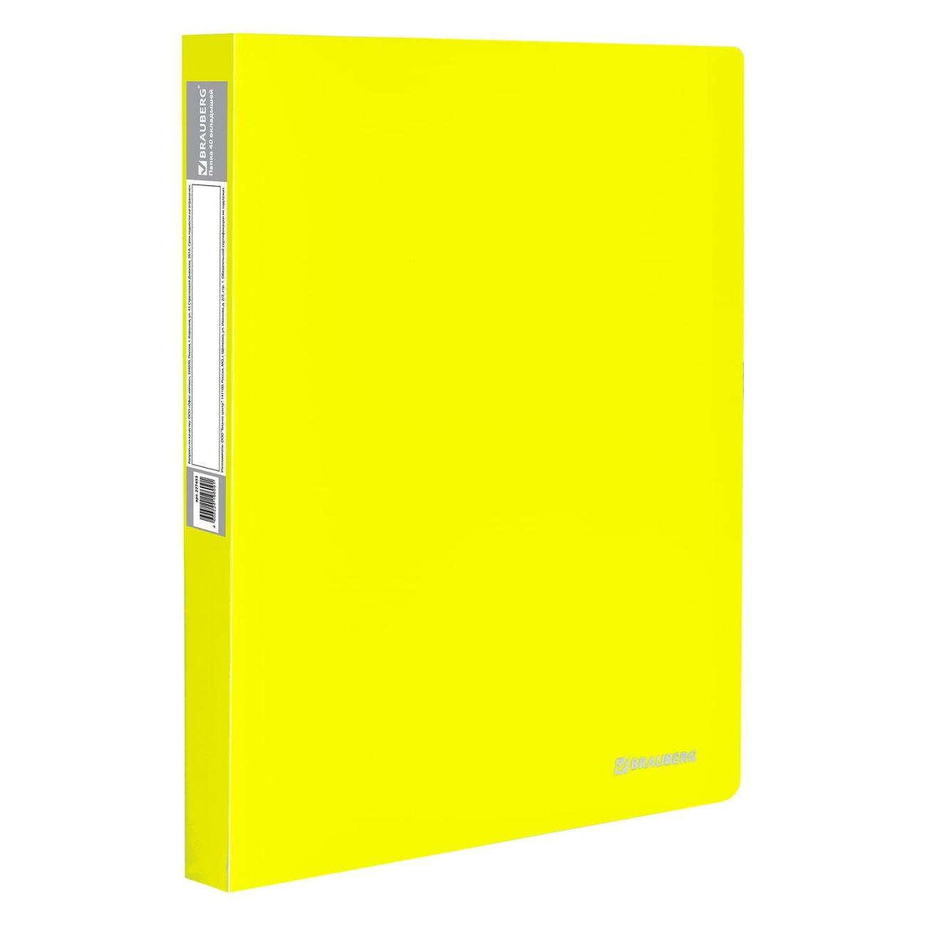 Папка Brauberg 40 вкладышей (227453)