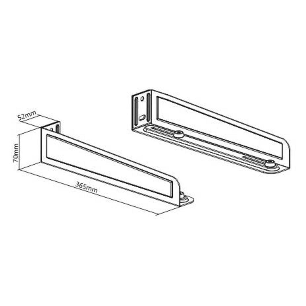 Подвес для микроволновой печи Ridicon MW99 серебристый
