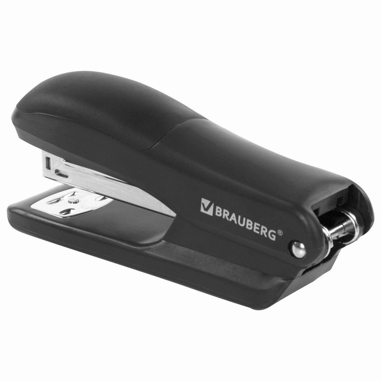 Степлер канцелярский Brauberg 228590 черный