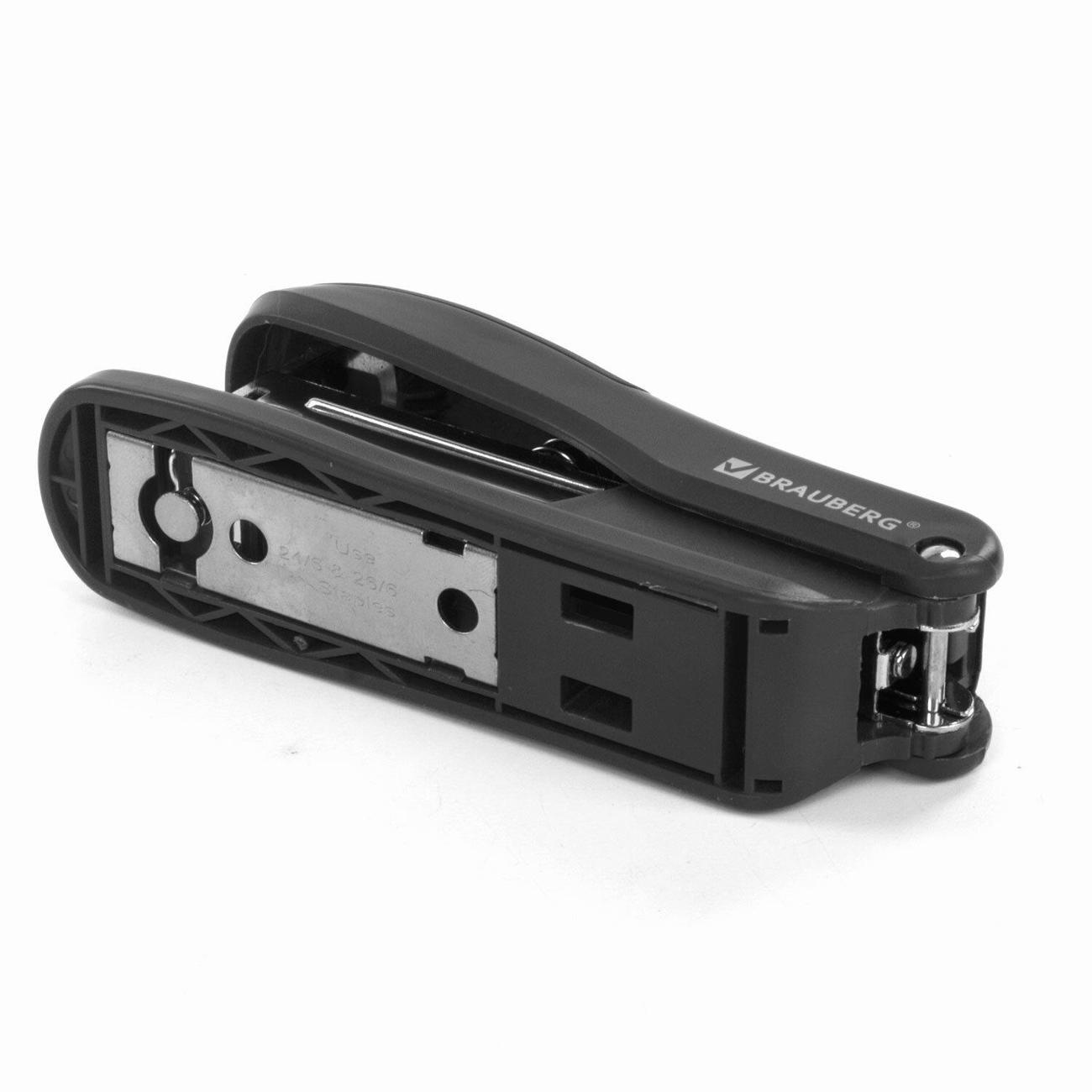 Степлер канцелярский Brauberg 228590 черный