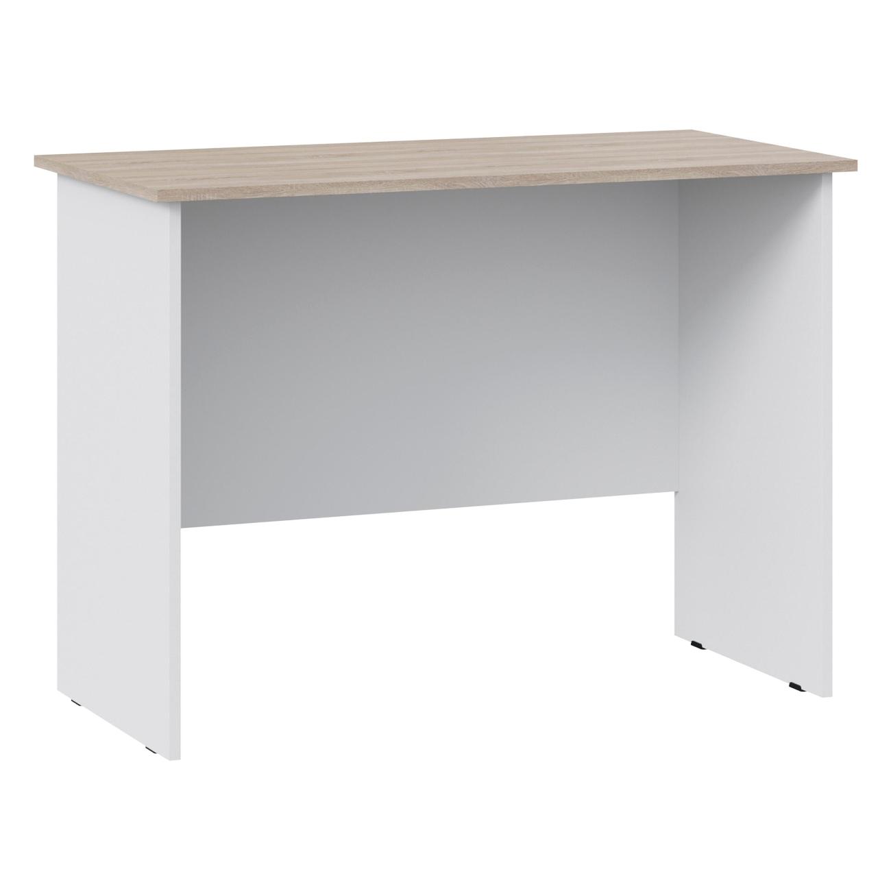 Стол компьютерный Трия Тип 14(1000) Дуб Сонома-Белый Ясень