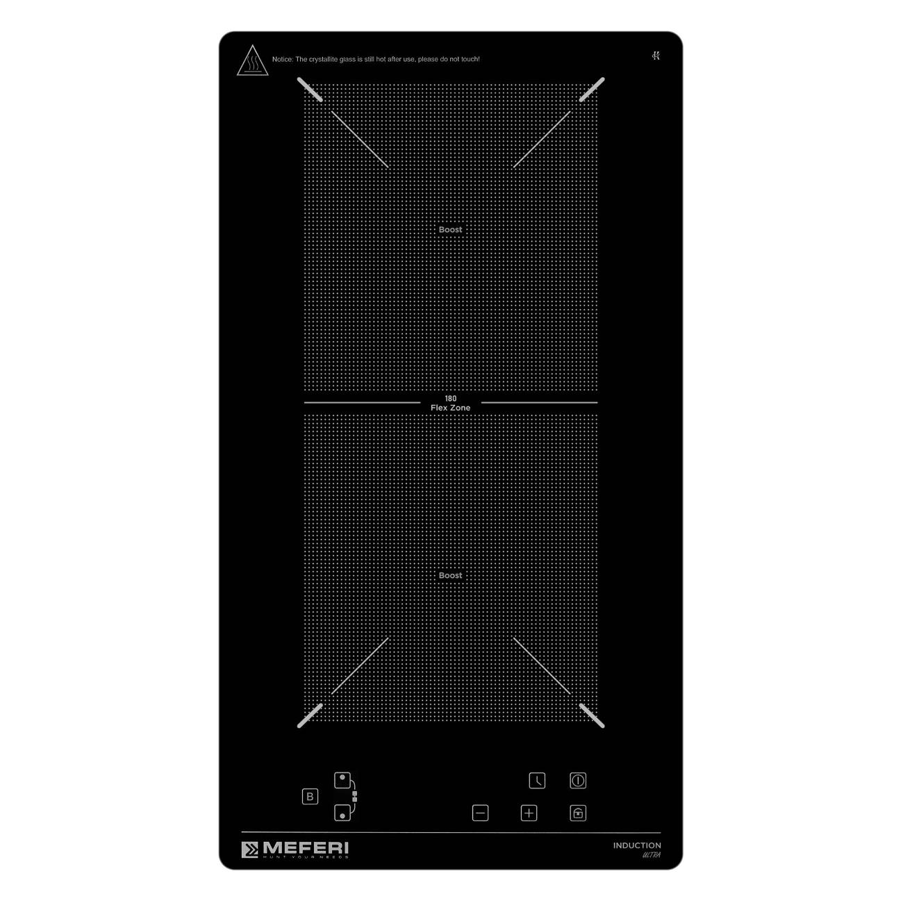 Встраиваемая индукционная панель независимая MEFERI MIH302BK ULTRA фото