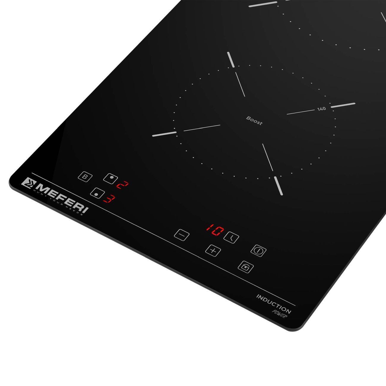 Встраиваемая индукционная панель независимая MEFERI MIH302BK POWER черная