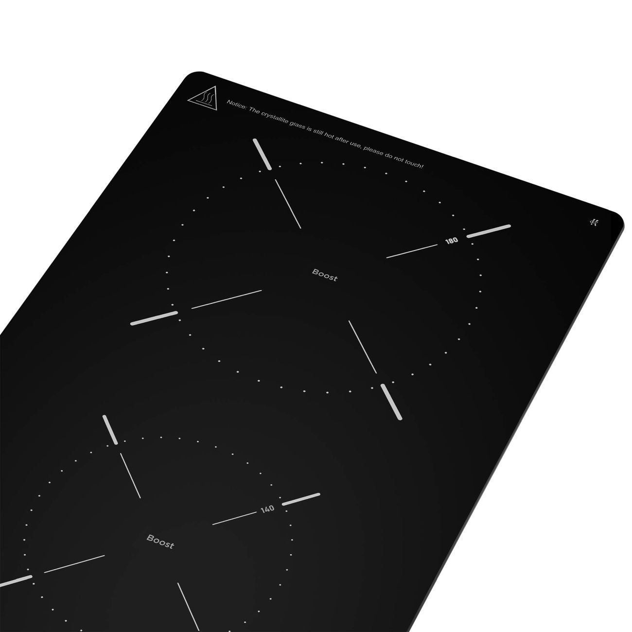 Встраиваемая индукционная панель независимая MEFERI MIH302BK POWER черная