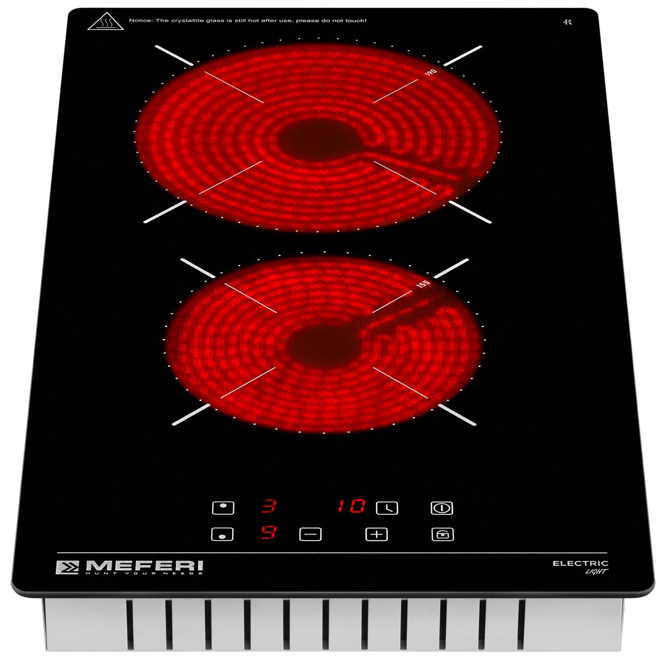 Встраиваемая электрическая панель MEFERI MEH302BK LIGHT