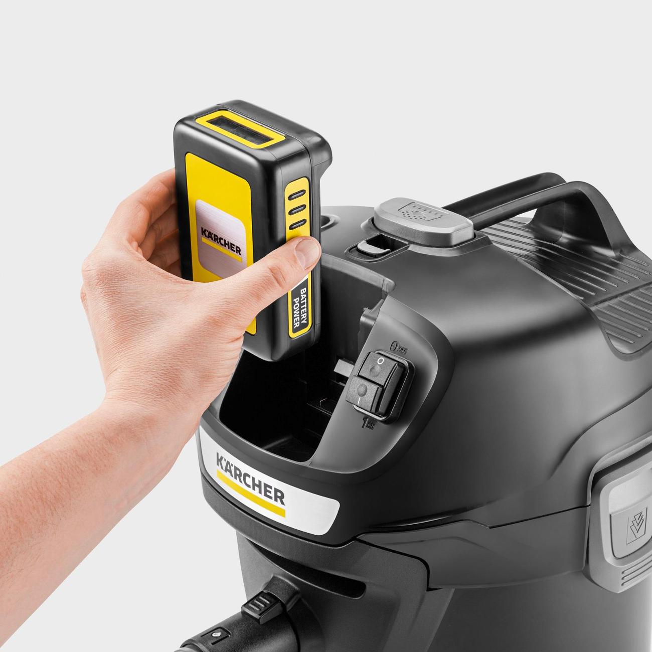 Пылесос аккумуляторный для золы Karcher AD 2 Battery Set