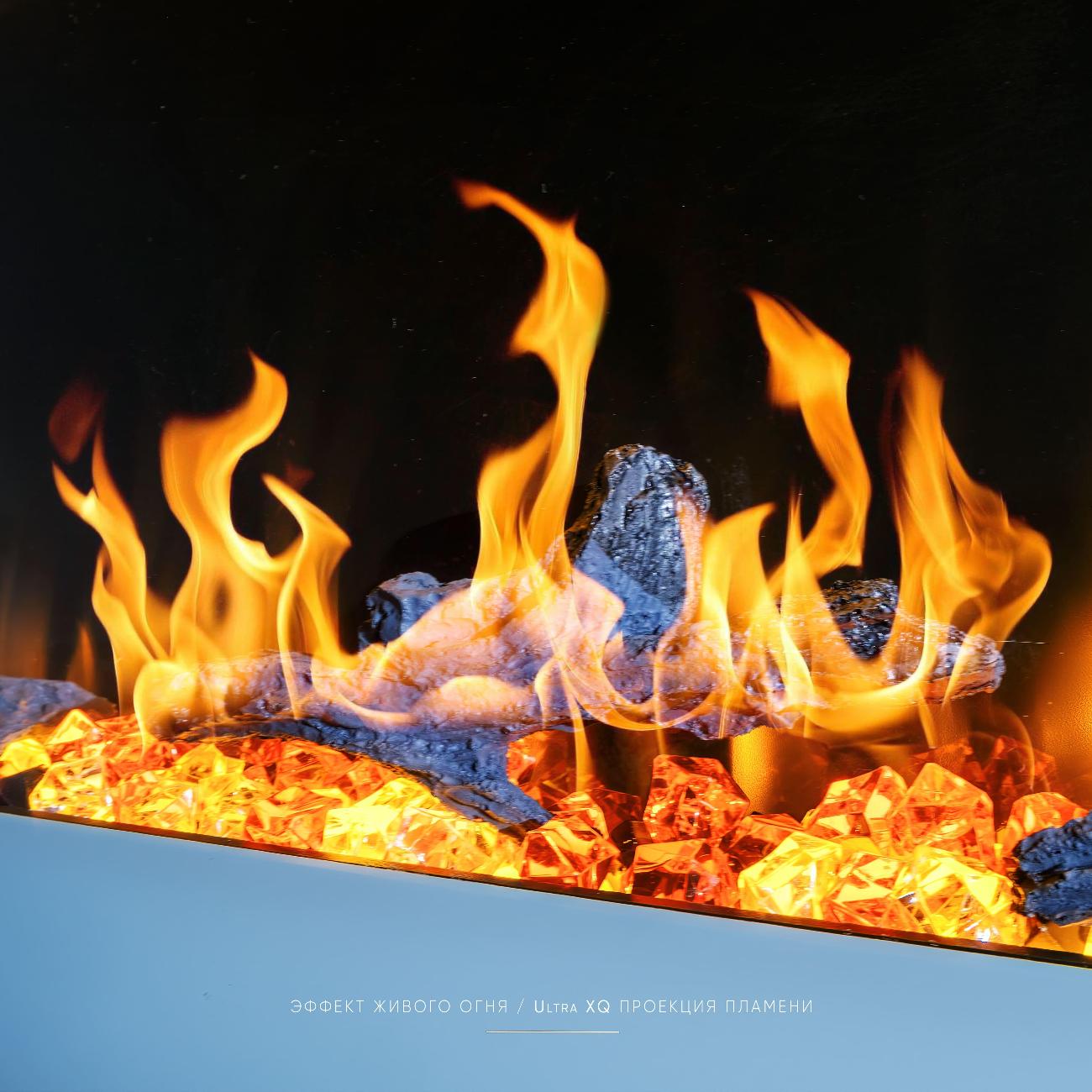 Камин электрический ELEMENT FLAME Kaiser extra Boxster 1500 белый