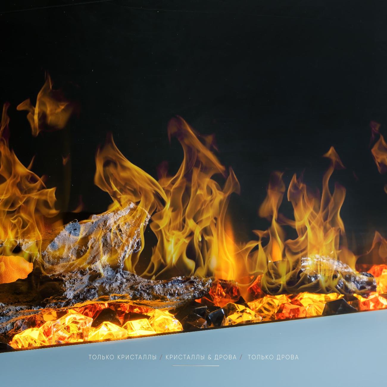 Камин электрический ELEMENT FLAME Kaiser extra Boxster 1500 белый