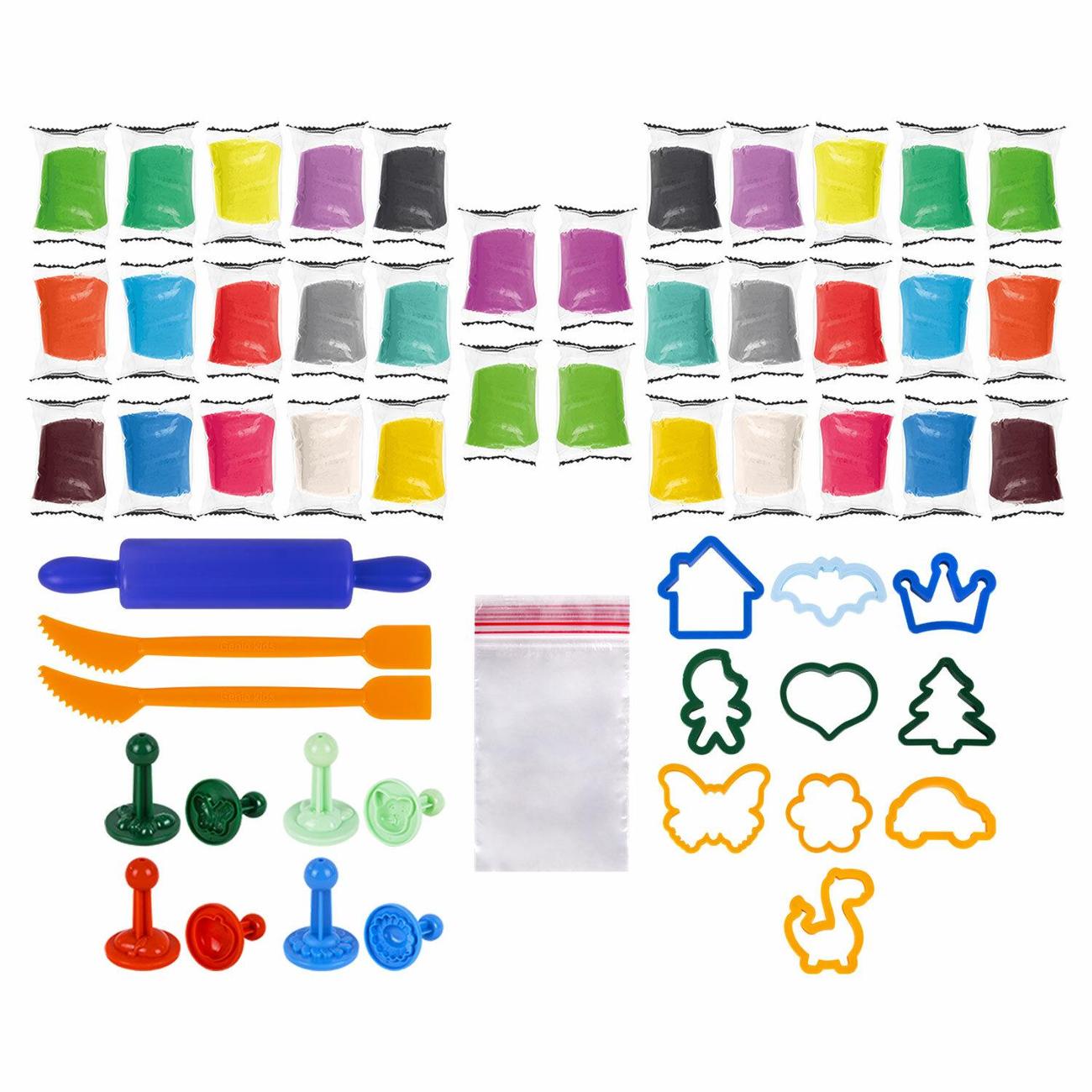 Пластилин Brauberg 34 цвета 1700 г (106723)