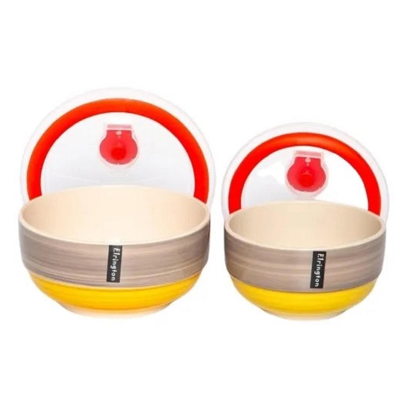 Набор салатников Elrington с крышками СИЕСТА (139-23111)