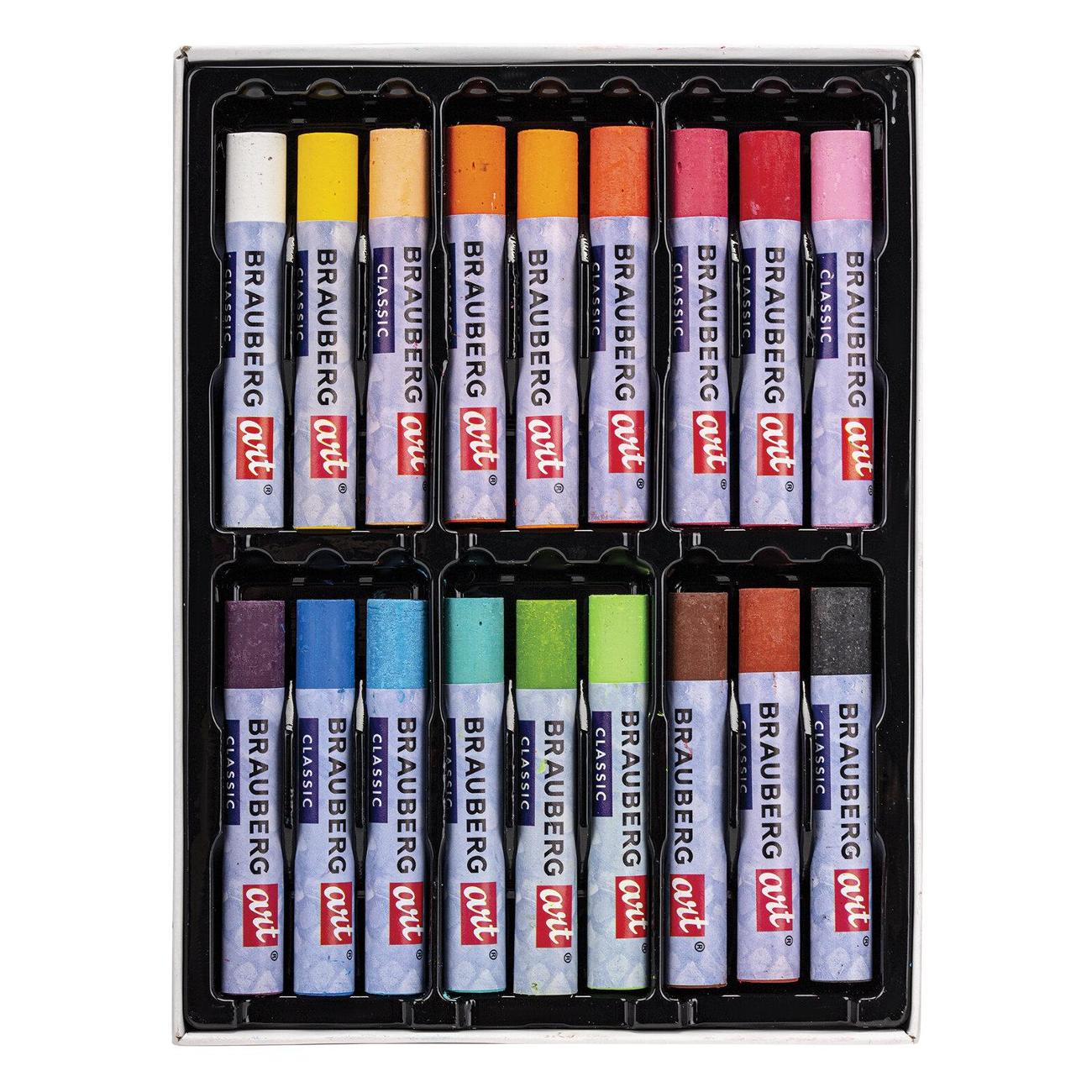 Пастель Brauberg 181452 24 цвета