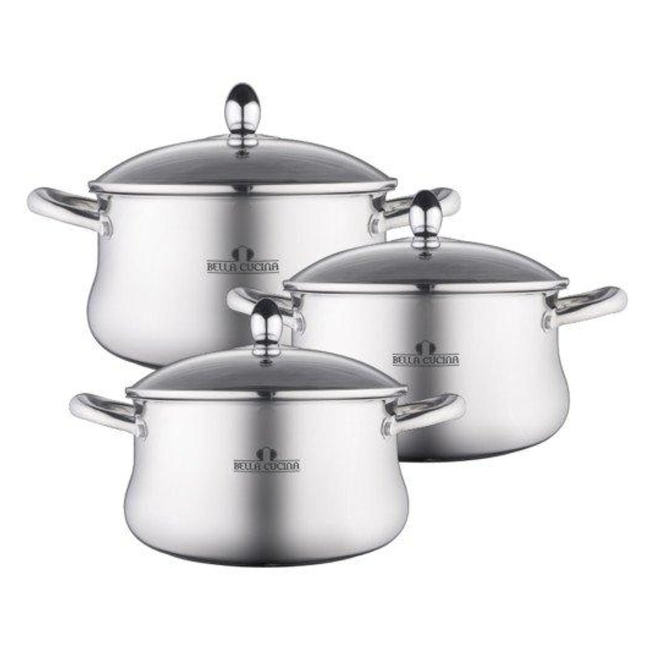 Набор кастрюль Bella Cucina 2142-BC 6пр