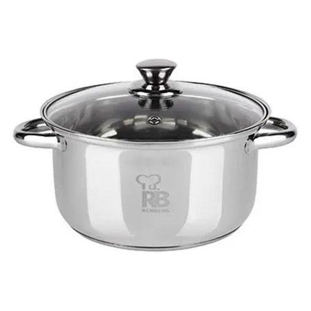 Набор кастрюль Bergner RB-2268 серебристый