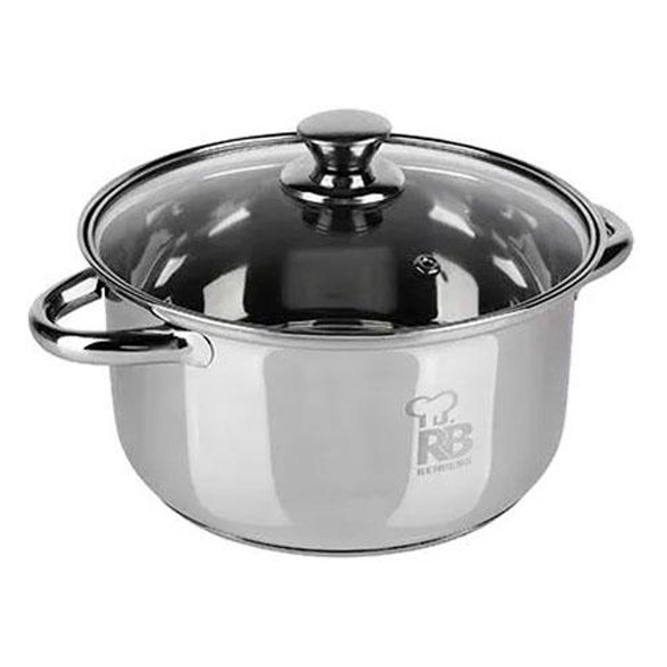 Набор кастрюль Bergner RB-2268 серебристый