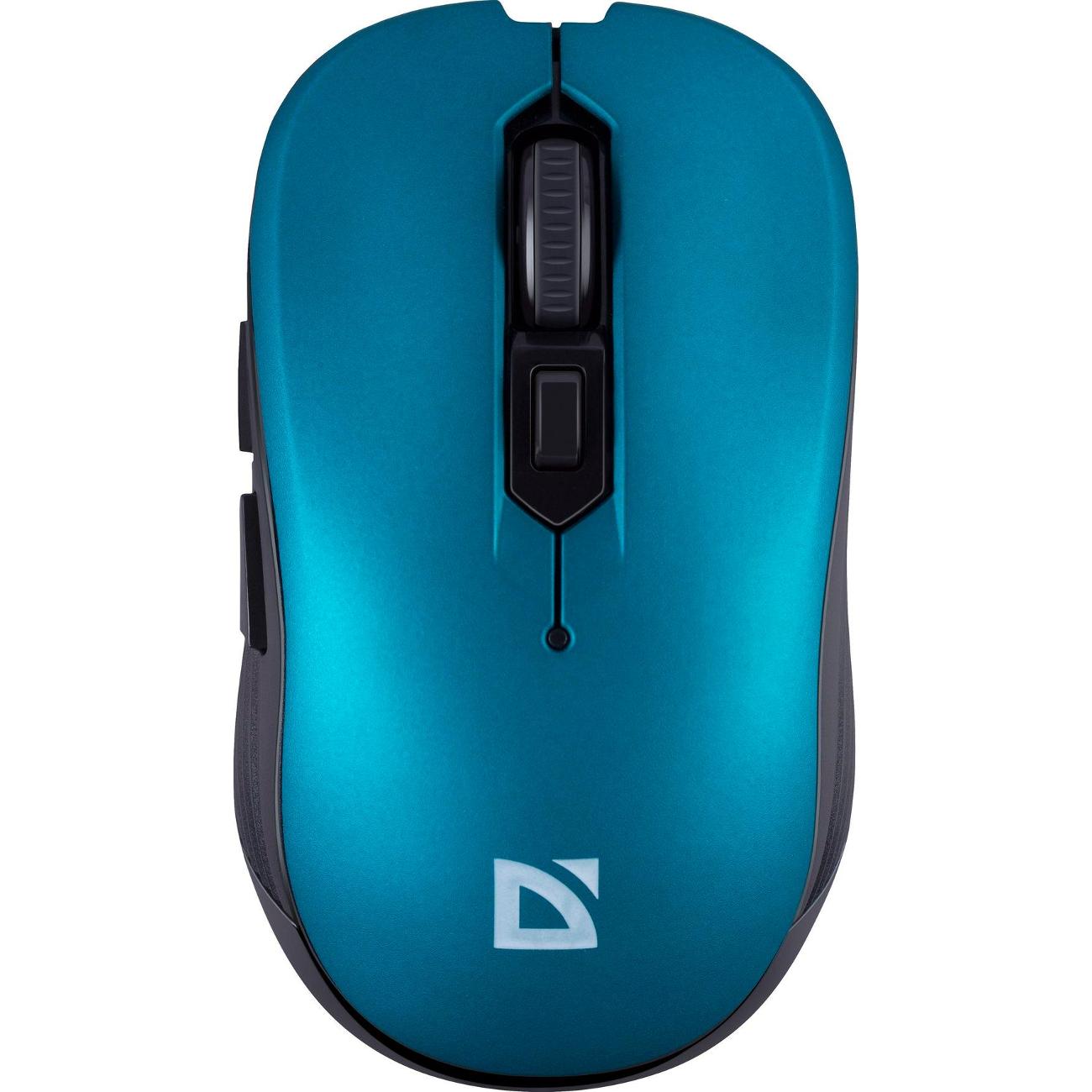 Мышь беспроводная Defender Gassa MM-105 бирюзовый