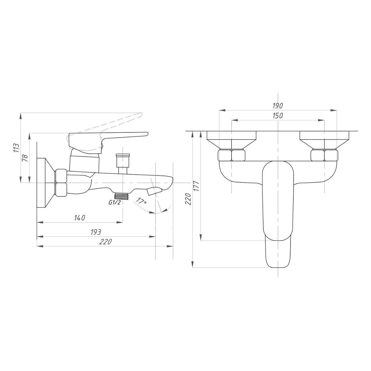 Смеситель Профсан PSM-200-1