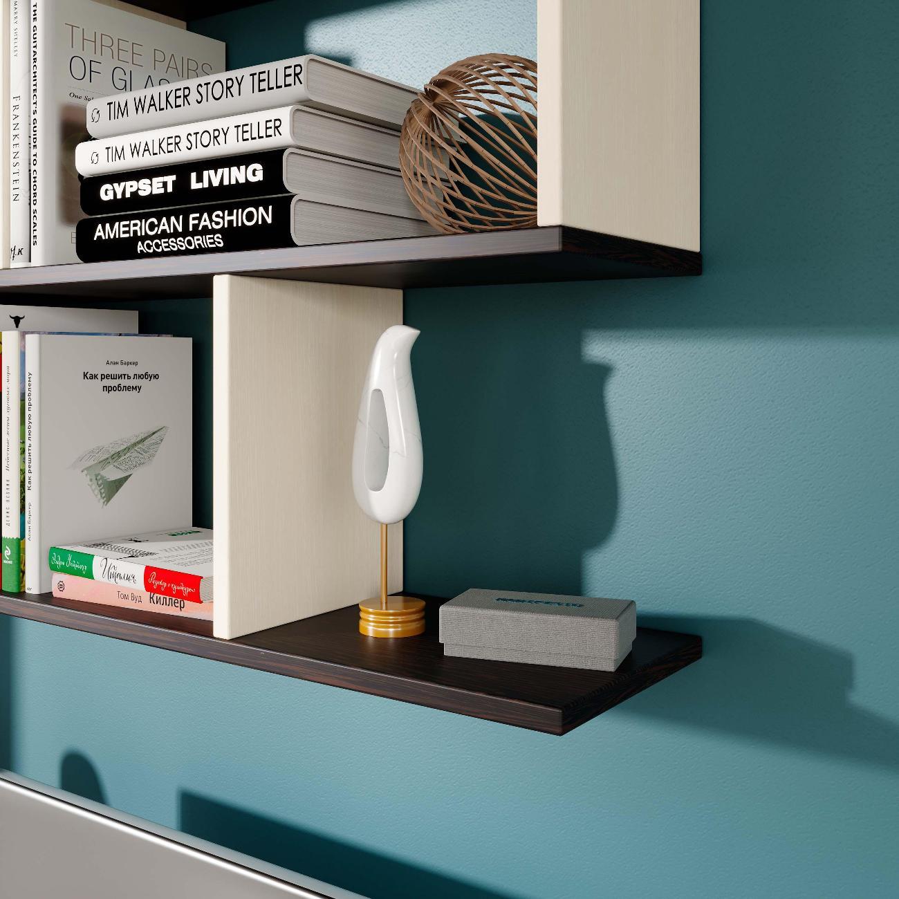 Полка книжная Трия Тип 14 венге