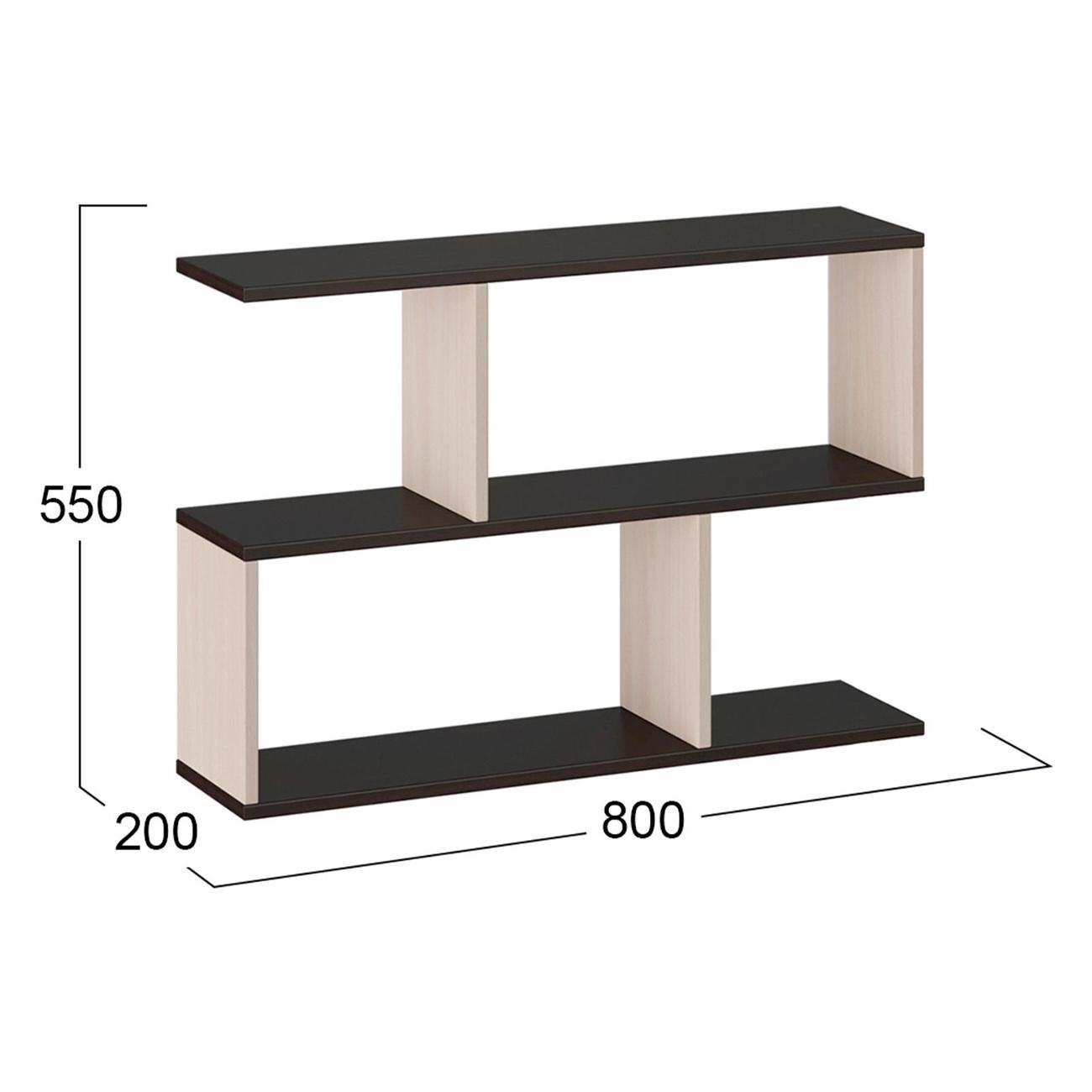 Полка книжная Трия Тип 14 венге