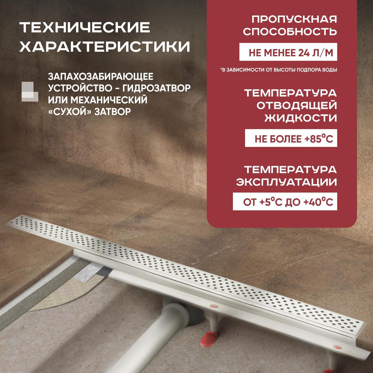 Трап душевой Vimarr 517A35001050