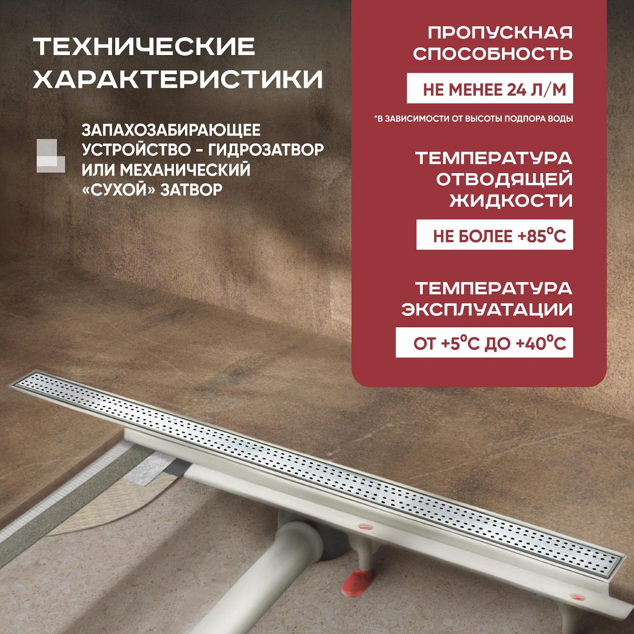 Трап душевой Vimarr 517B35001050