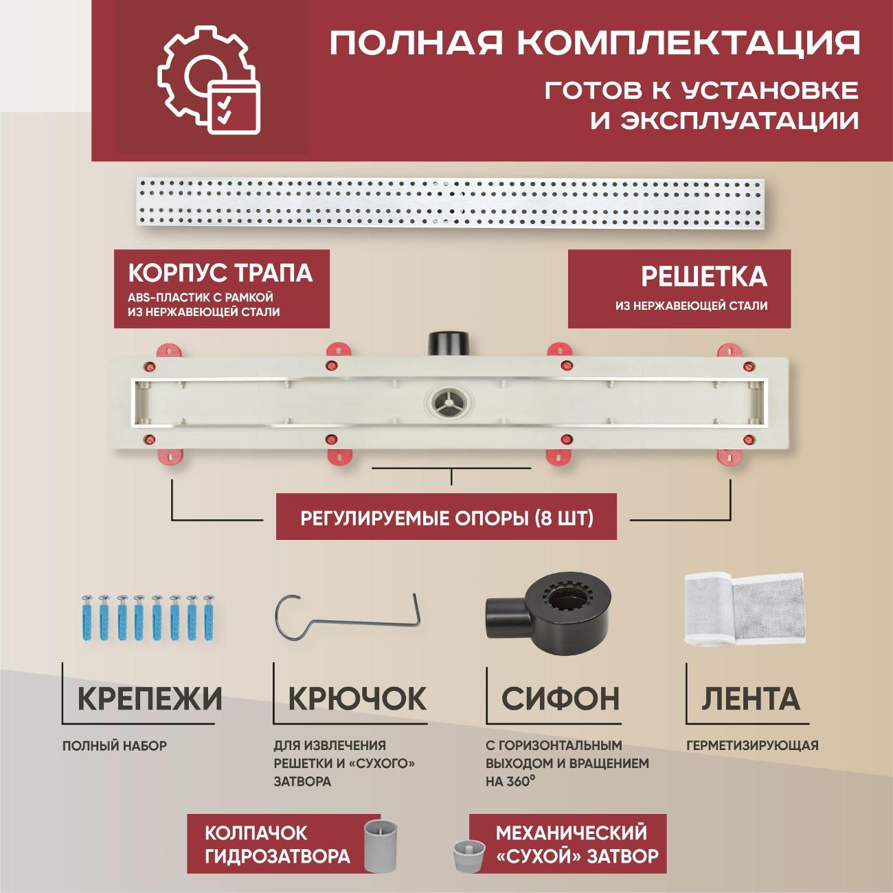 Трап душевой Vimarr 517B37011050