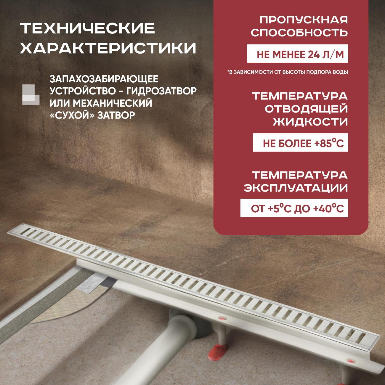 Трап душевой Vimarr 517D37001050