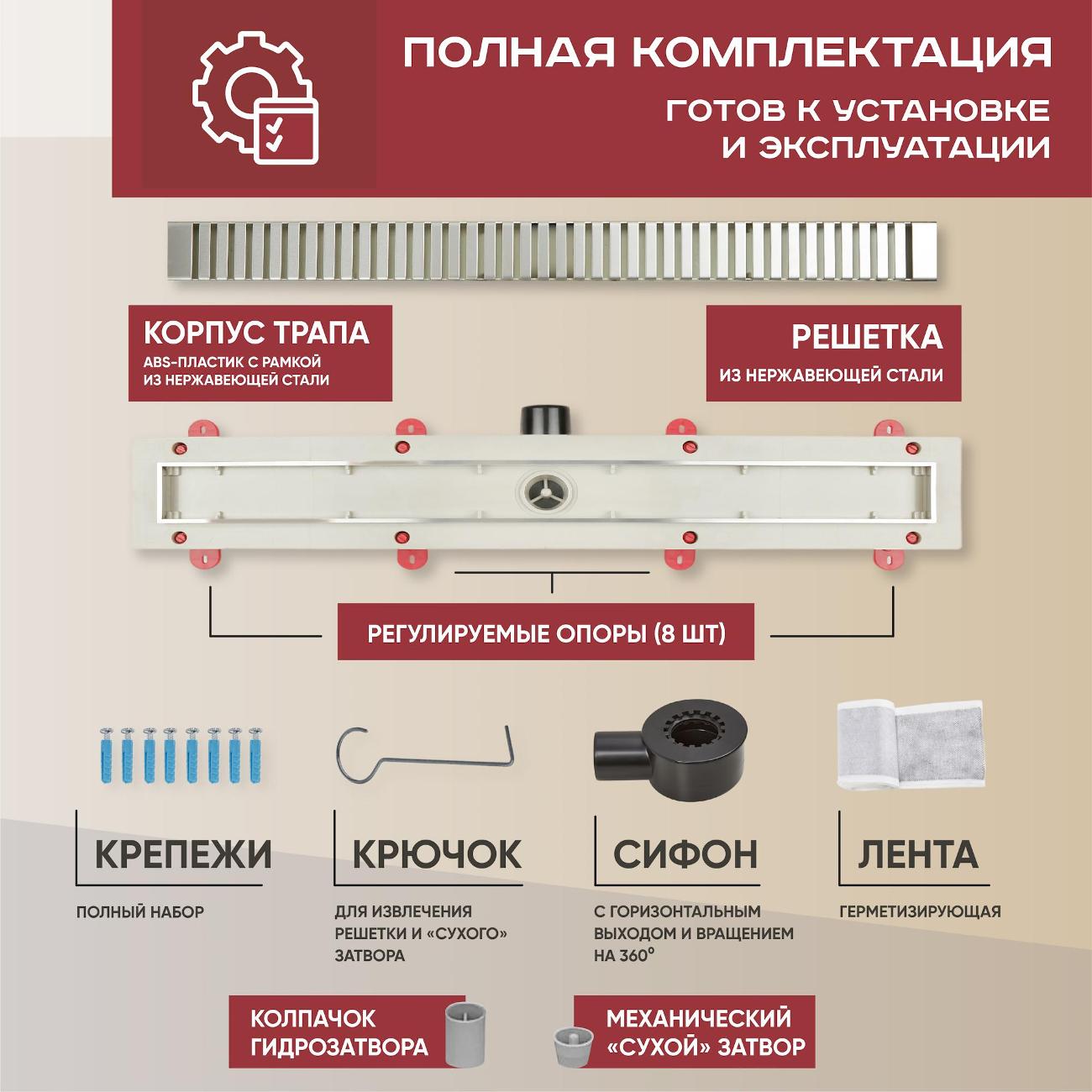 Трап душевой Vimarr 517D39011050