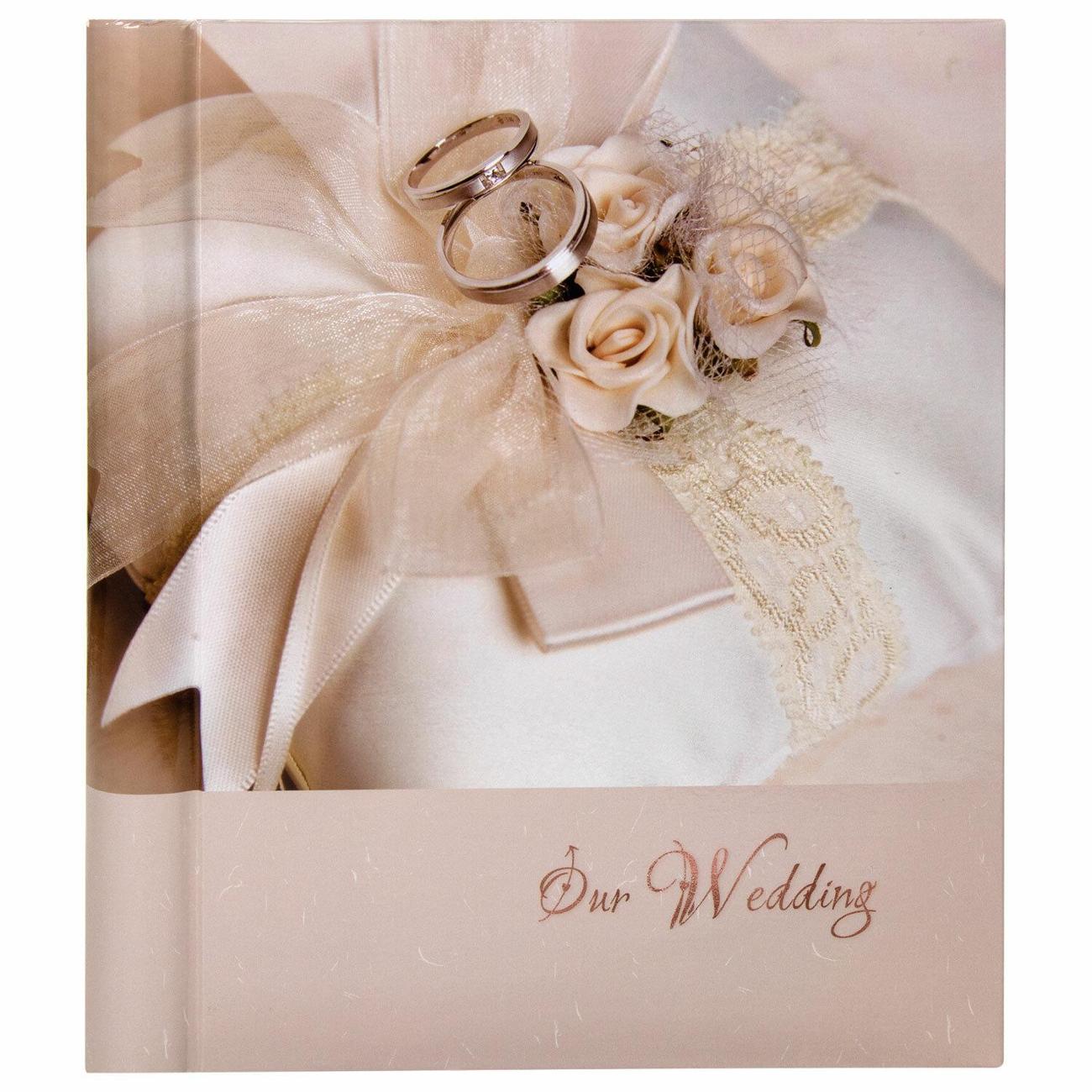 Фотоальбом Brauberg "Наша свадьба" 20 магнитных листов, 23*28 см 391154