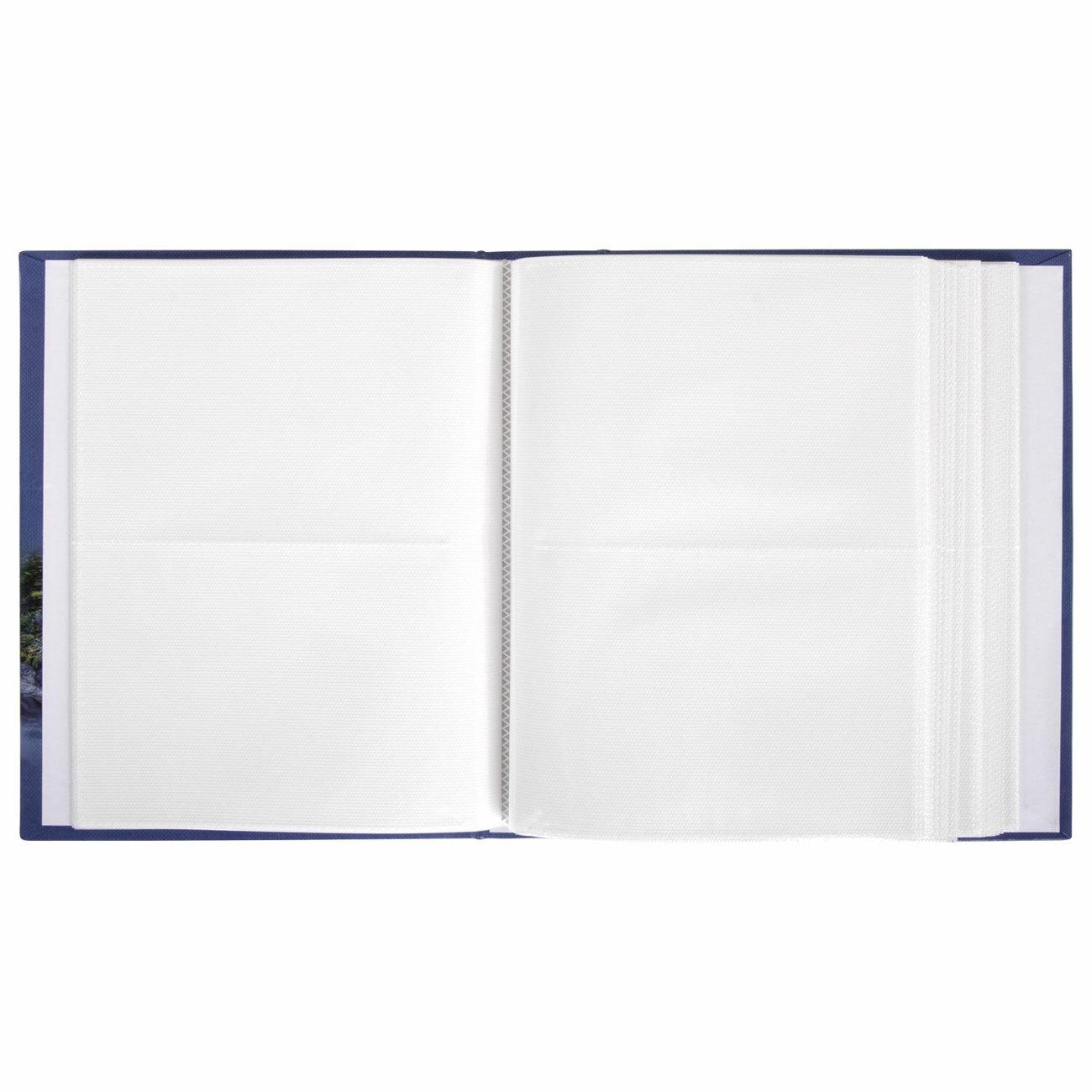 Фотоальбом Brauberg 200 фото 10*15см Горный пейзаж, синий 390669