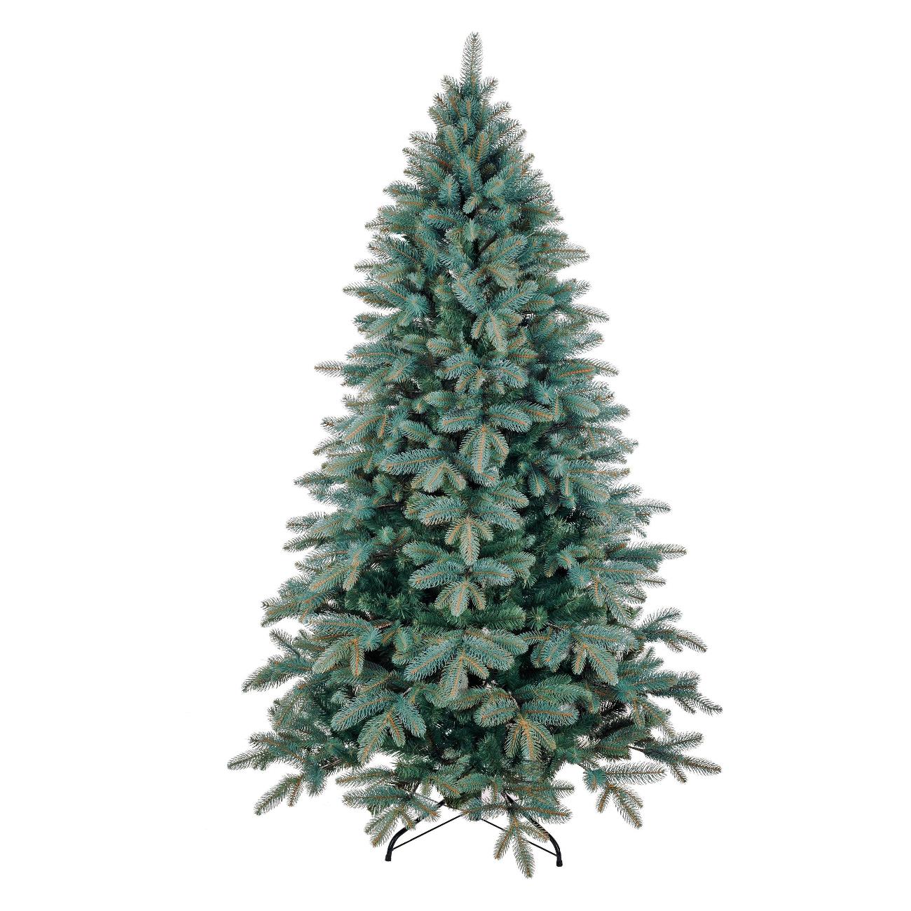 Ель искусственная Бифорес Эмилия Микс Голубая 220 см фото