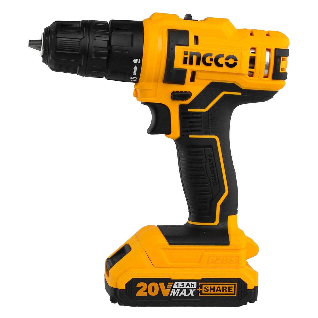 Дрель-шуруповерт INGCO CDLI20028