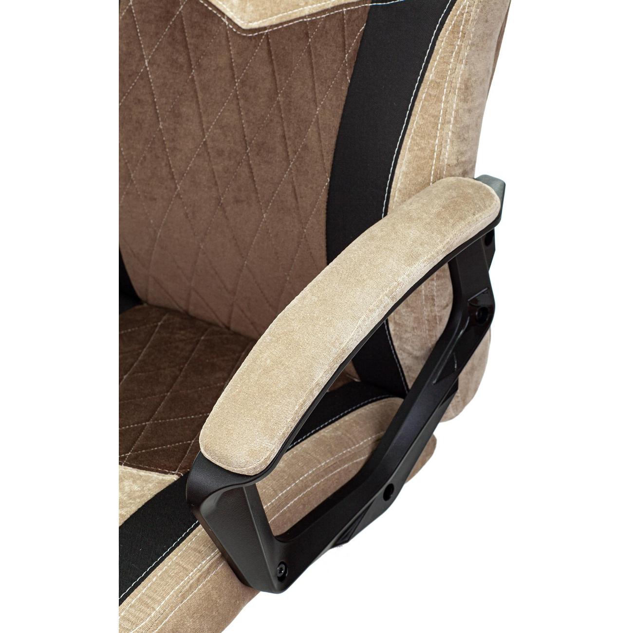 Кресло компьютерное игровое Zombie VIKING 6 KNIGHT Fabcirc коричневый