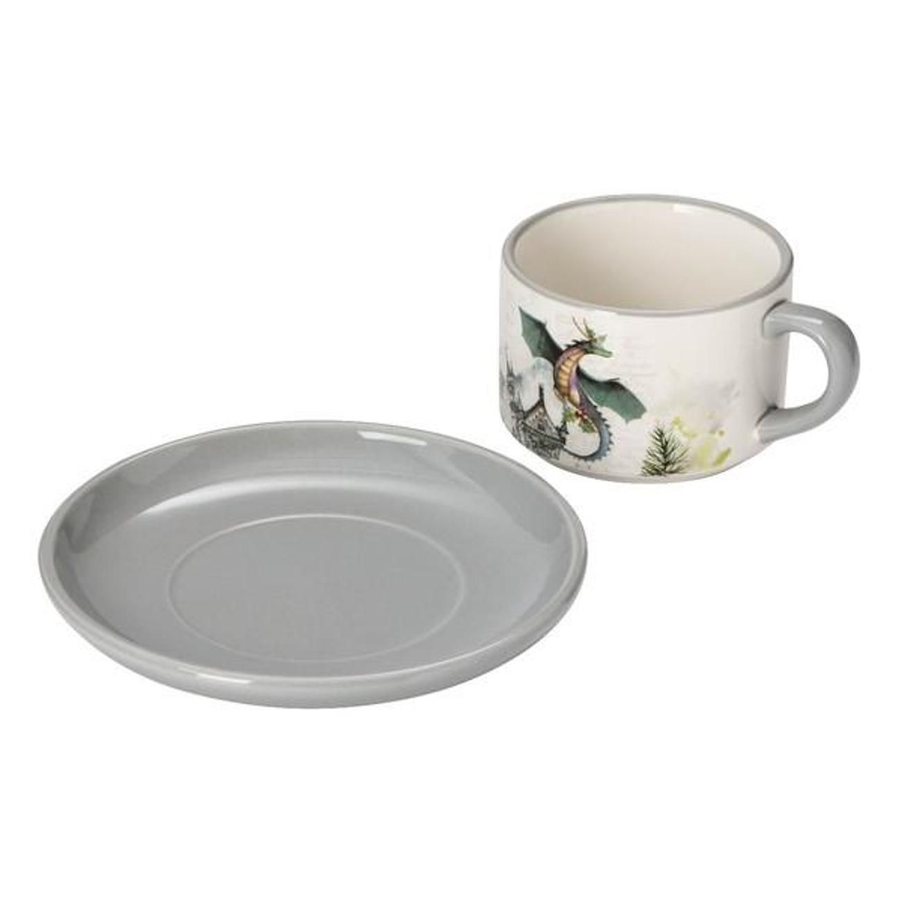 Чайный набор Доляна 9569552 белый/серый