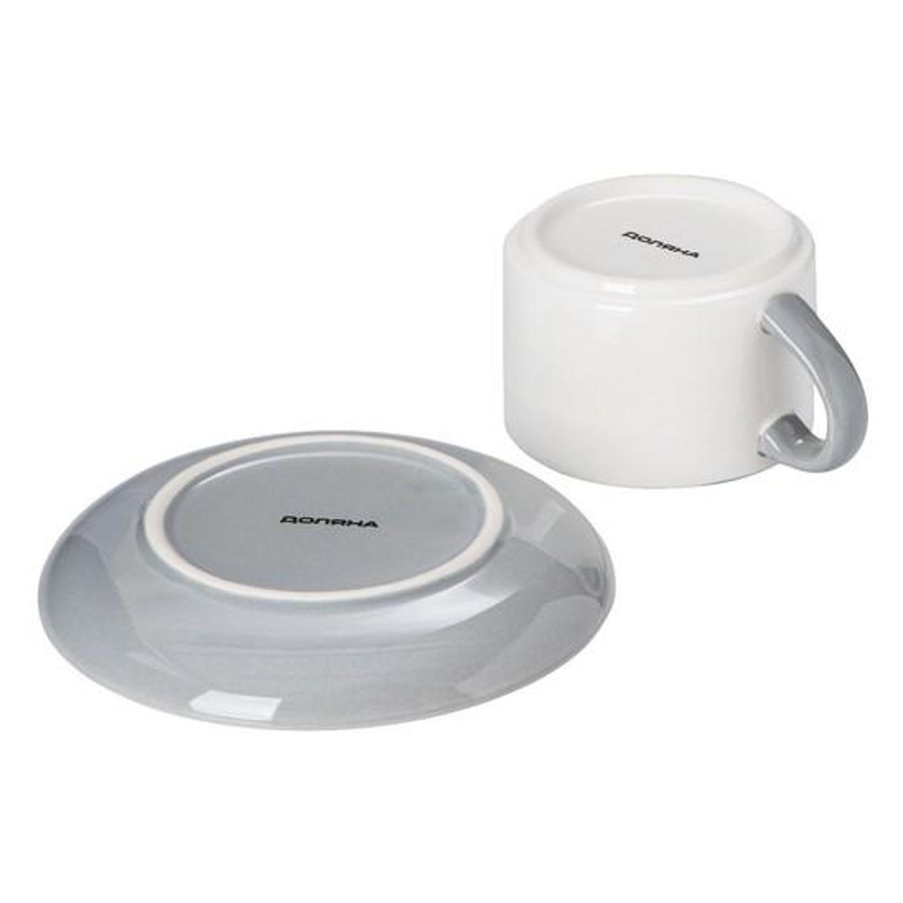 Чайный набор Доляна 9569529 белый/серый