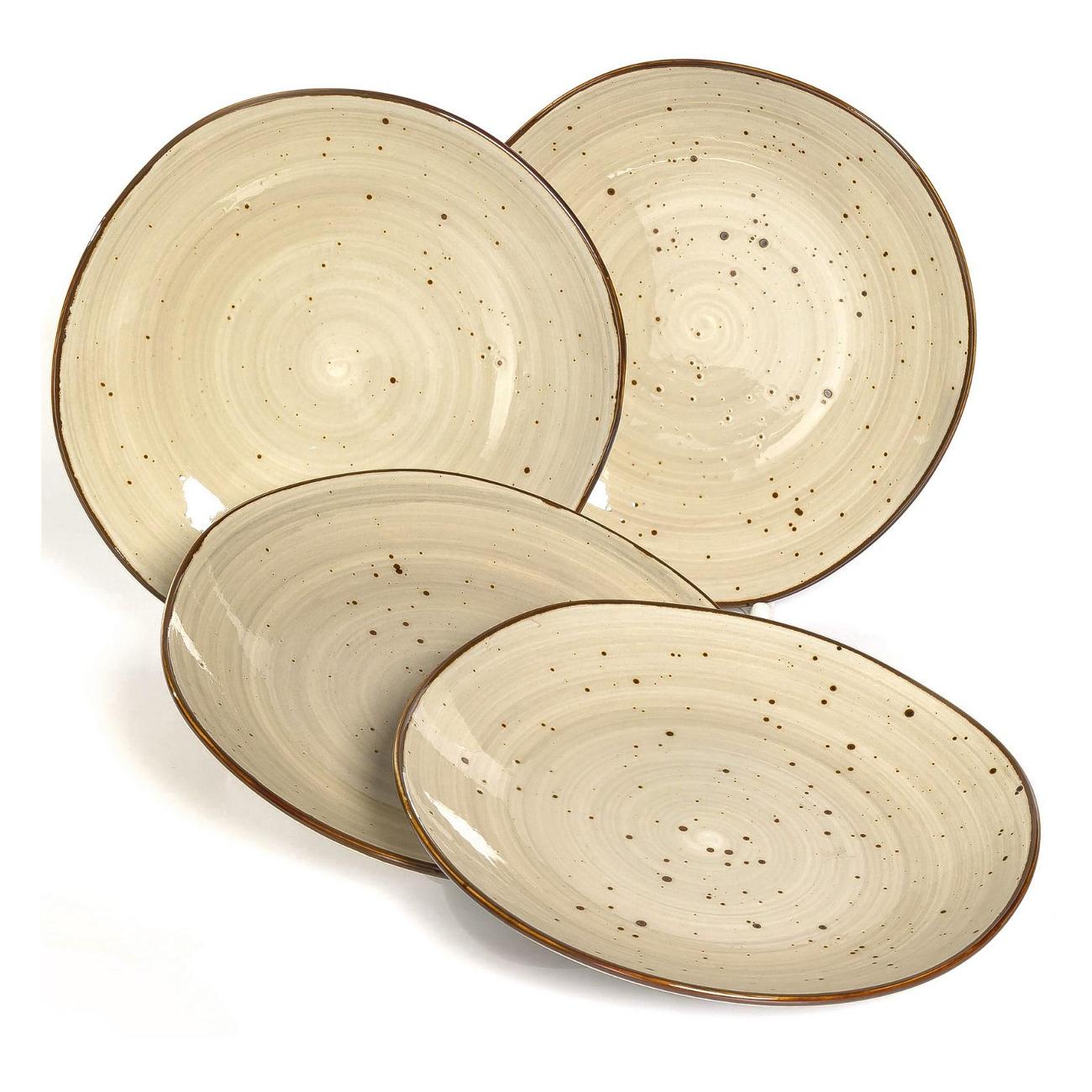 Тарелка столовая Samold 206-55024 Графит