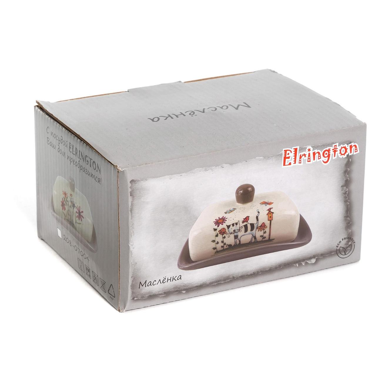 Масленка Elrington ПОЛОСАТЫЙ КОТ