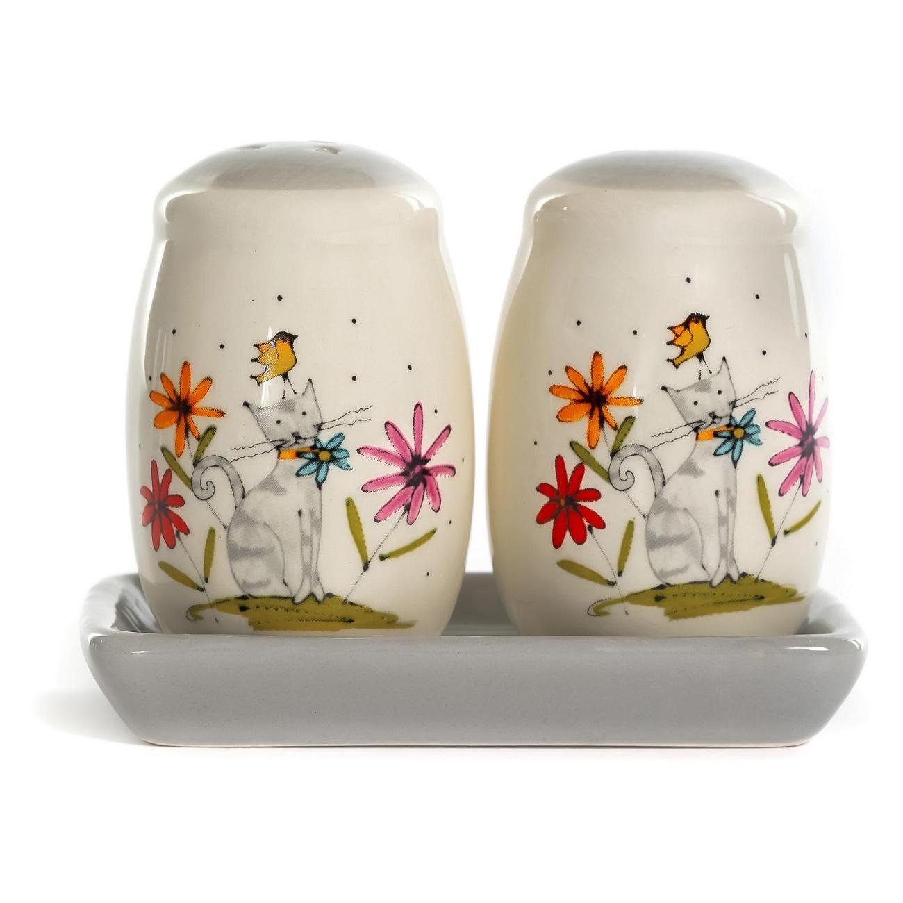 Набор для специй Elrington 208-07012 Серый Кот