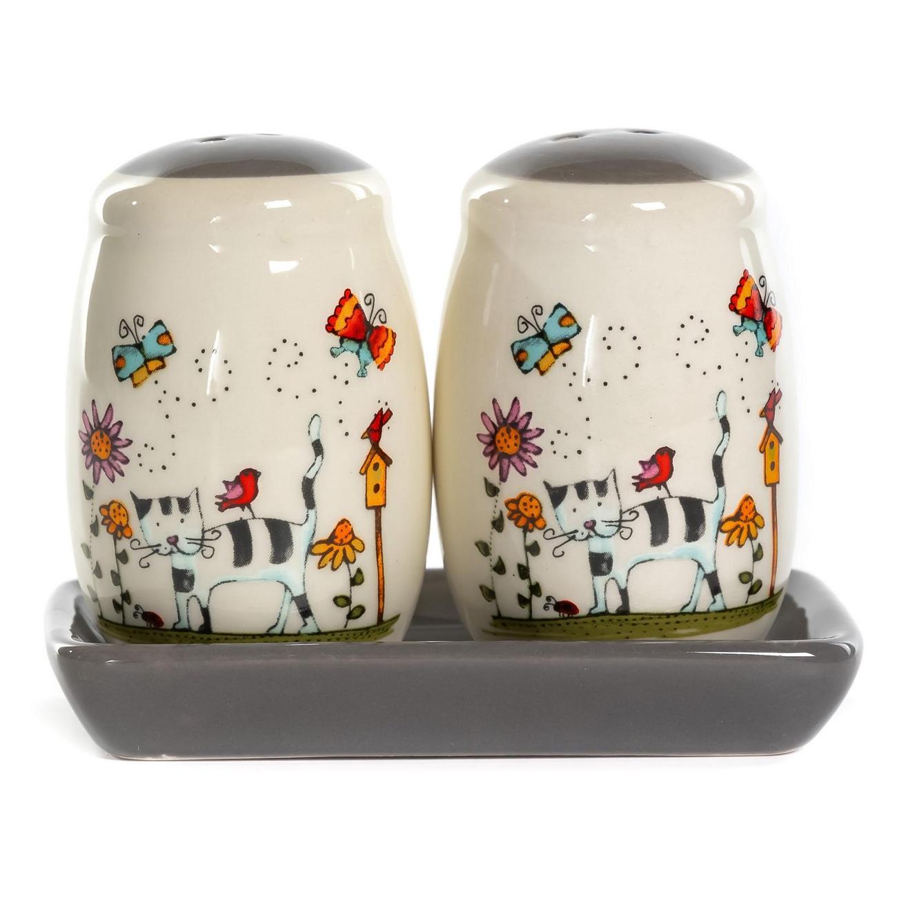 Набор для специй Elrington 207-07012 Полосатый Кот фото