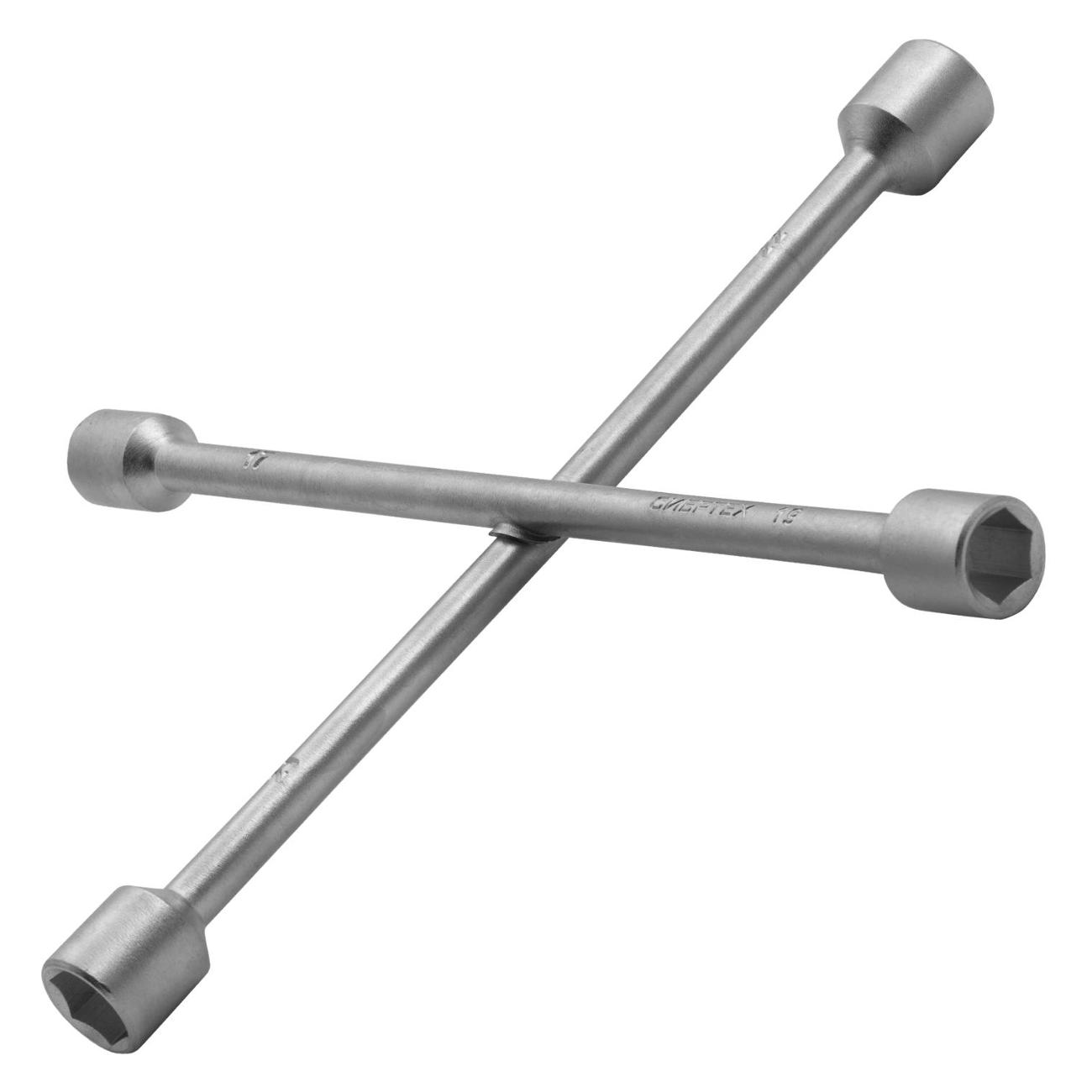 Баллонный ключ-крест Сибртех 14257