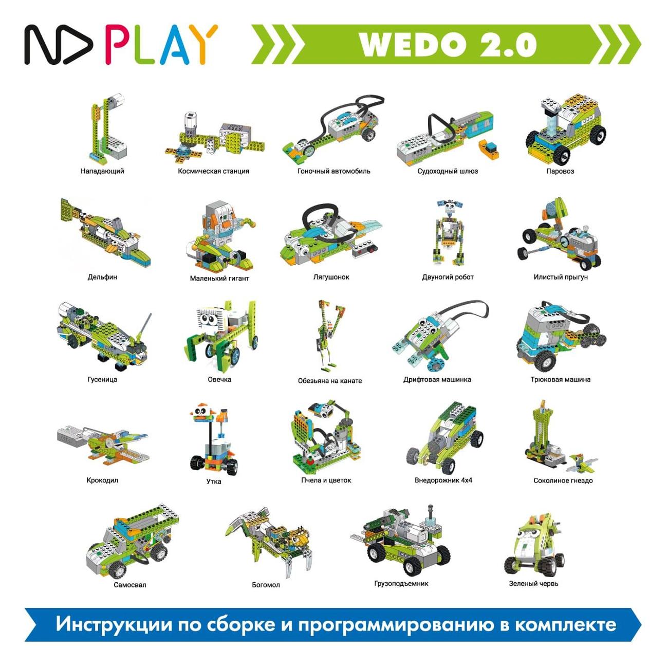 Электронный конструктор ND Play WeDo