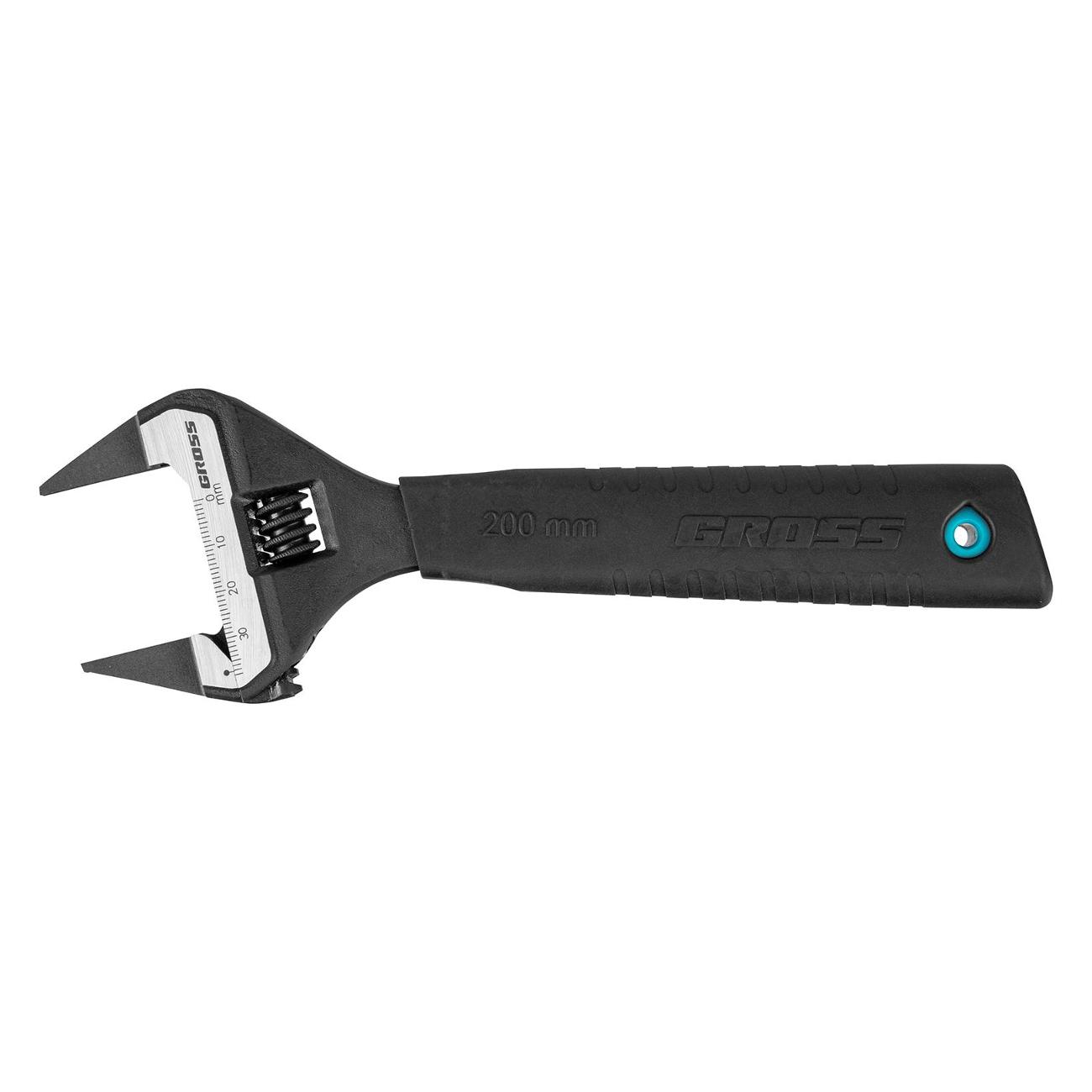 Ключ разводной сантехнический Gross ультратонкие губки 15573