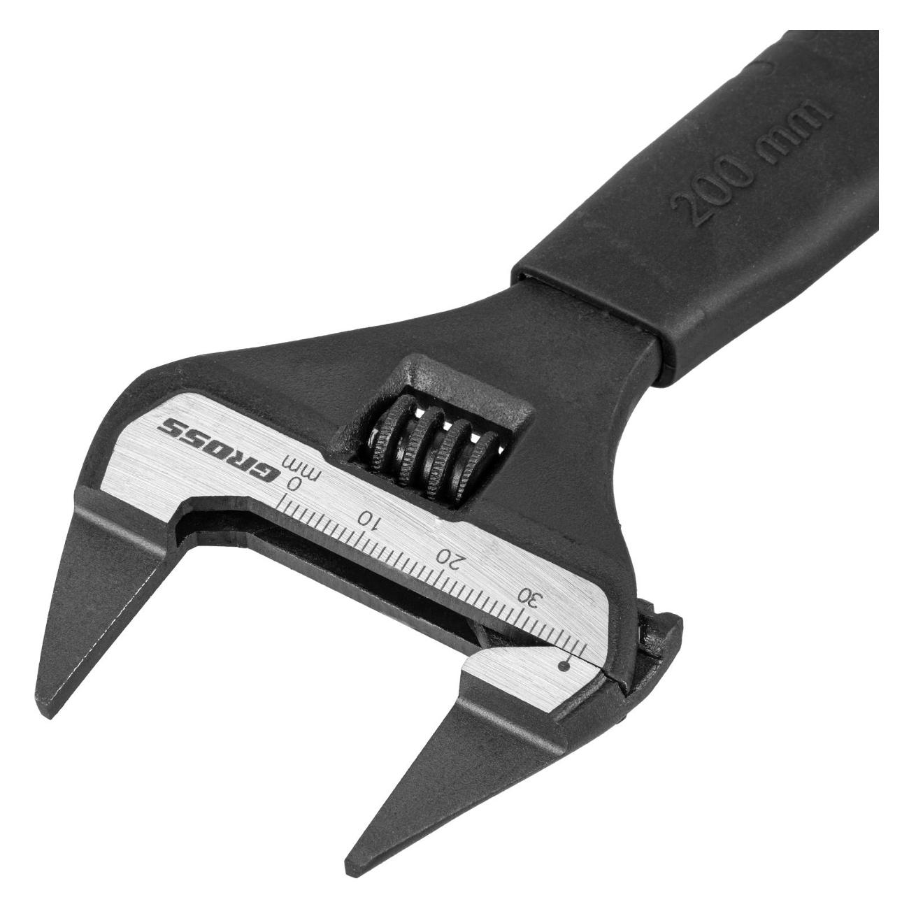 Ключ разводной сантехнический Gross ультратонкие губки 15573