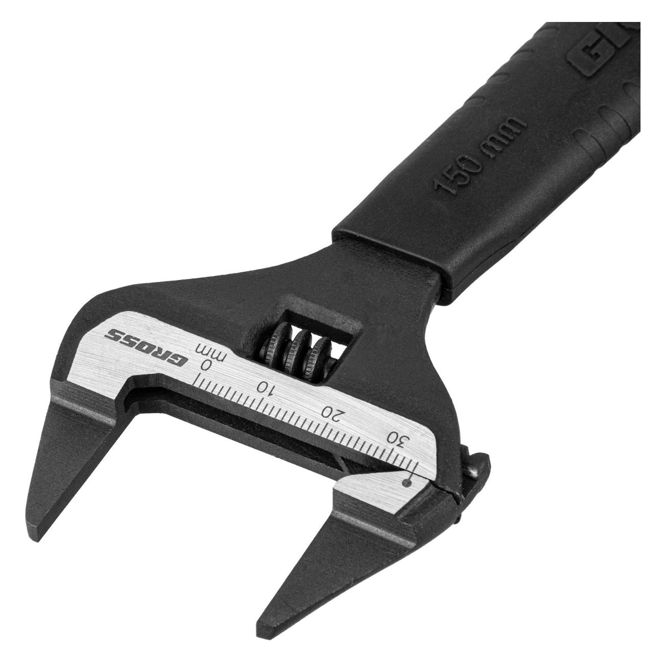 Ключ разводной сантехнический Gross ультратонкие губки 15571