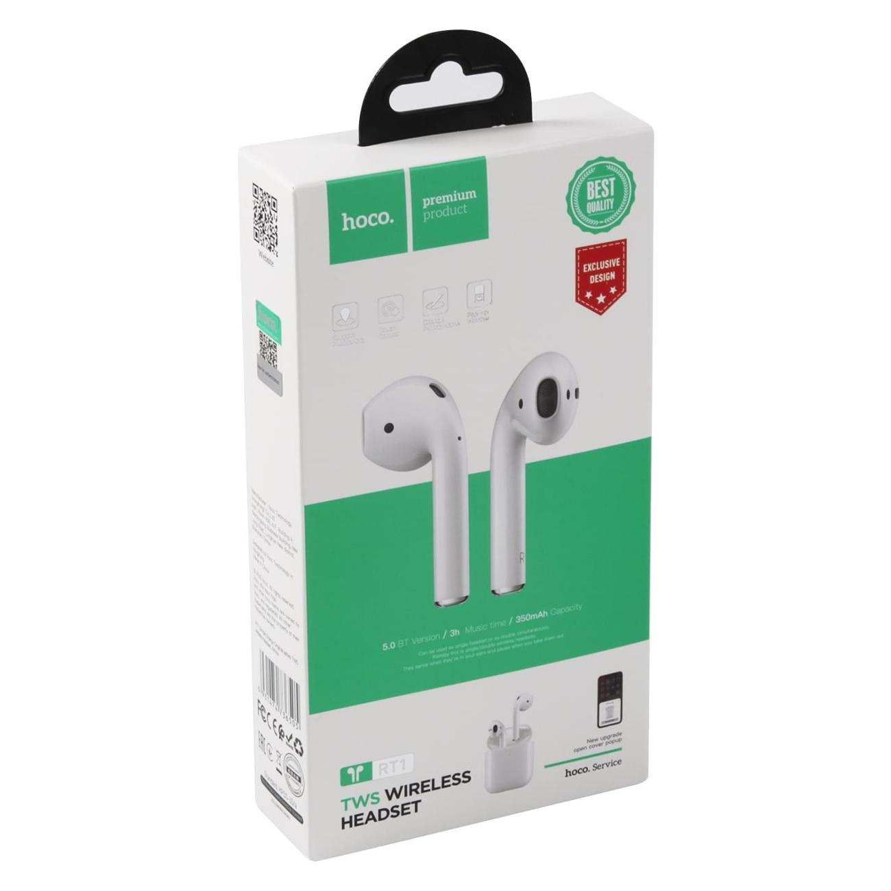 Наушники True Wireless Hoco RT1 White