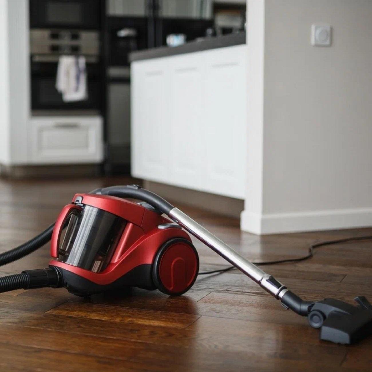 Пылесос с контейнером для пыли Аксион Р37 красный