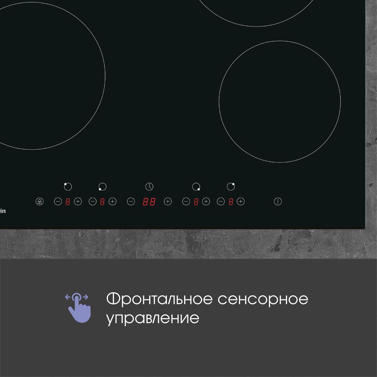 Встраиваемая электрическая панель Zigmund & Shtain CN37.6 B