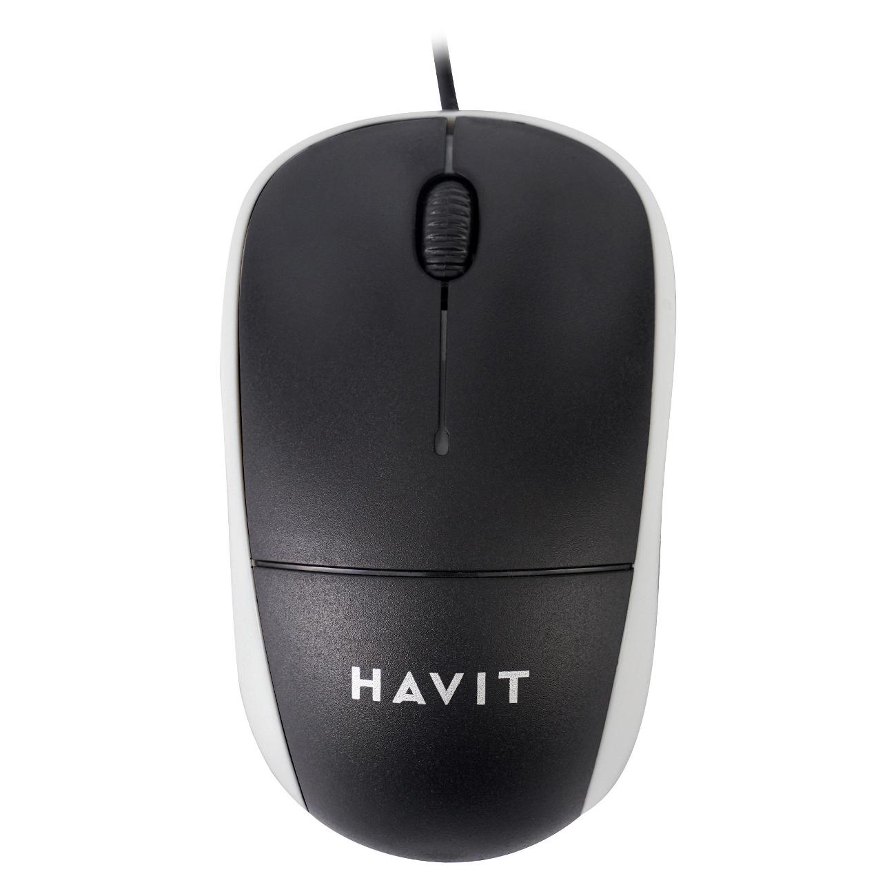 Мышь проводная Havit MS851 черный/gray фото