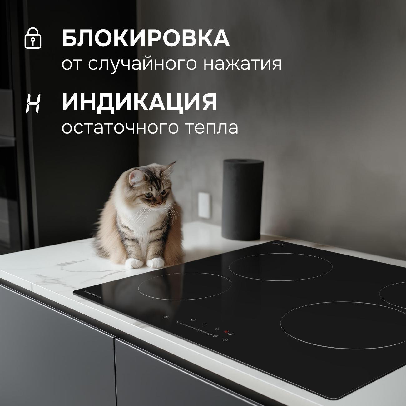 Встраиваемая электрическая панель Zigmund & Shtain CN 42.6 B