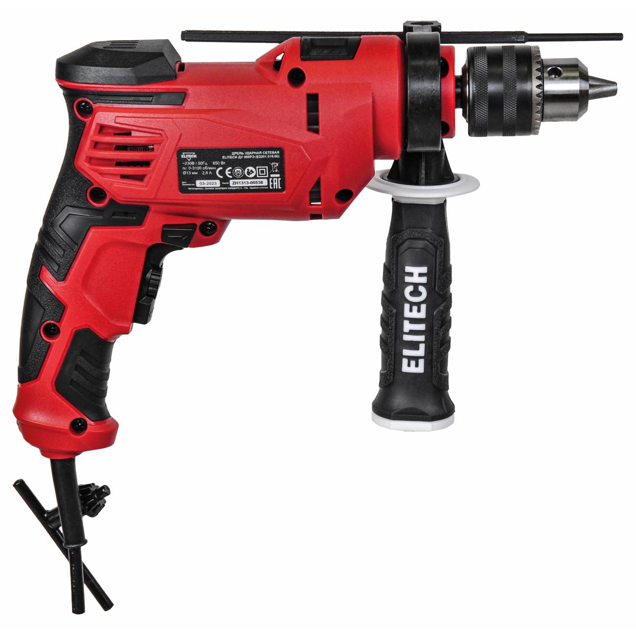 Дрель ударная Elitech ДУ 060РЭ