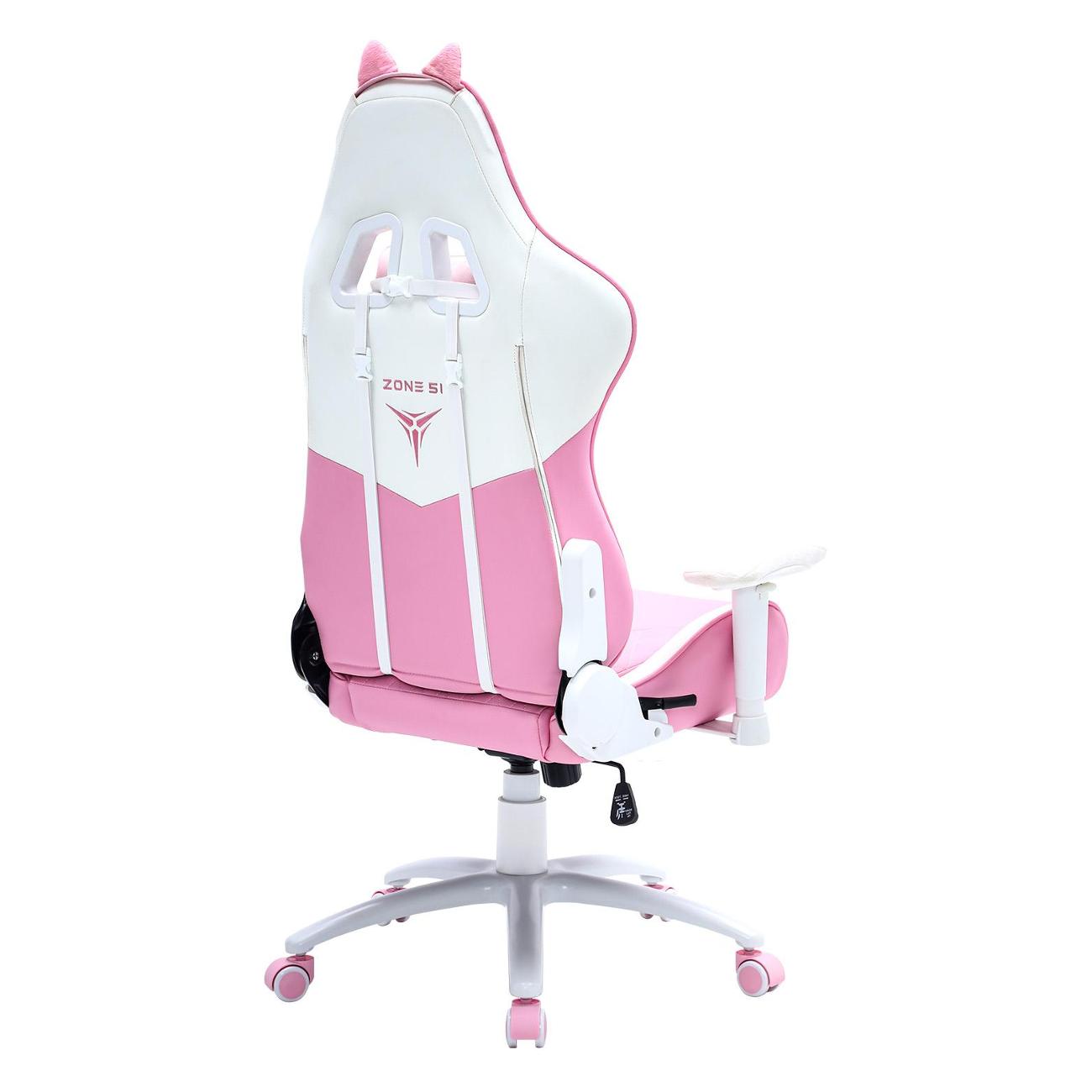 Кресло компьютерное игровое ZONE 51 KITTY Pink Z51-KIT-PI